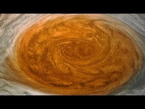 Jupiter's Great Red Spot seen by Juno