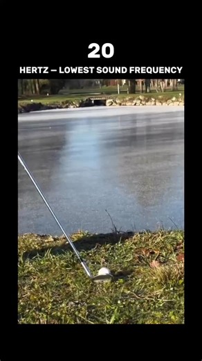 Adam Mikels on Instagram: "When a golf ball rolls or bounces across a frozen lake, it creates sharp sounds like a sci-fi laser. Sound comes from ice vibration — it acts as a giant resonator. Ball impact creates pressure waves traveling through the ice sheet. Waves bounce between top and bottom ice surfaces, and as they travel, high frequencies fade faster than low ones — that's why sound becomes deeper and more alien. Low frequencies (20-100 Hz) spread hundreds of meters — you hear it even when 
