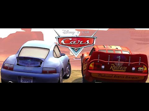Lightning McQueen Sallys Wheel Whell Sprint English Video Game Based on The Movie Cars Disney Pixar