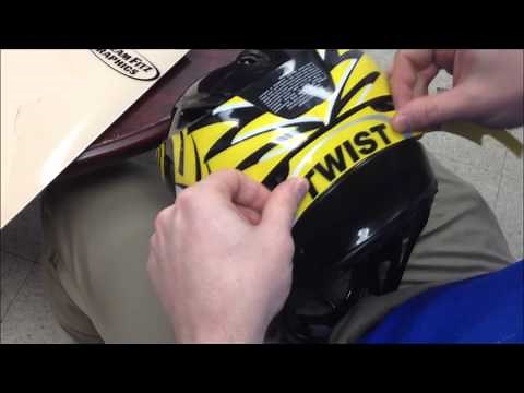 Team Fitz Graphics - Cascade Pro7 Helmet Decal Wrap