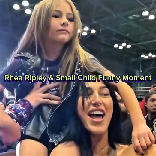 Rhea Ripley & Small Child Funny Moments Edit! 😍 #wwe #shortsvideo
