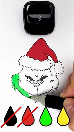 คุณสามารถวาดกรินช์ได้ภายใน 30 วินาทีไหม? ❤️💚 เกมระบายสีสนุกๆ