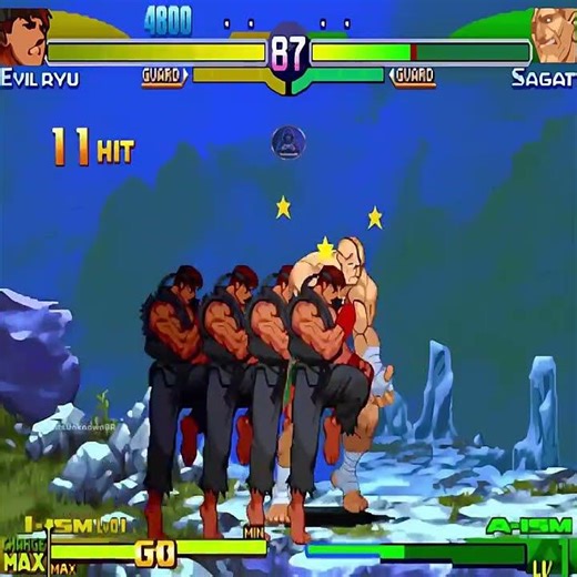 When Evil Ryu enters DEMON MODE👿