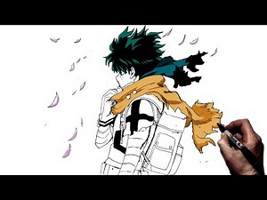 How To Draw Deku (Timeskip) | Step By Step | My Hero Academia