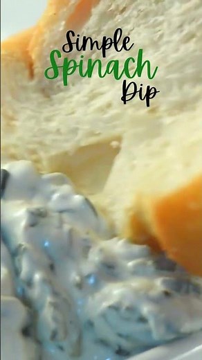 Simple Spinach Dip