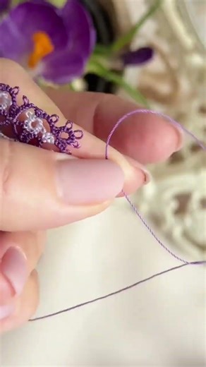 #tattingdesign #weaving #tatting #frivolite