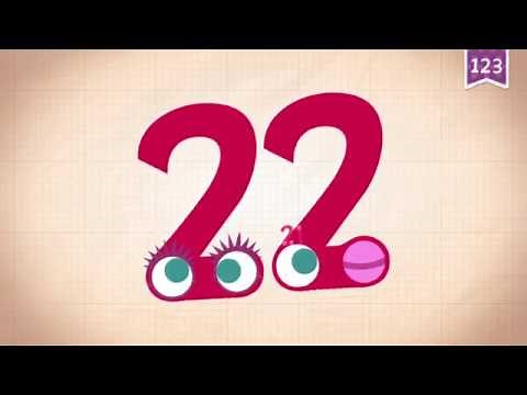 Learn Number Twenty two 22 in English & Counting, Math by Endless Numbers Kids Video