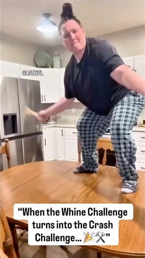 “Y’all ever see a kitchen table tap out? Watch this 😂” #shorts