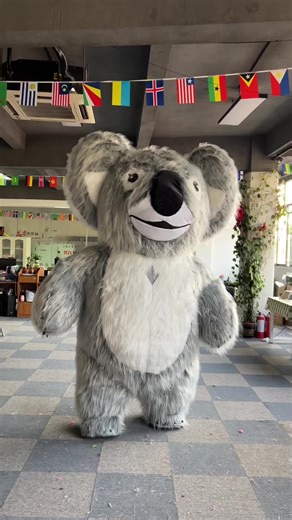 Divertido disfraz de disfraz de koala inflable