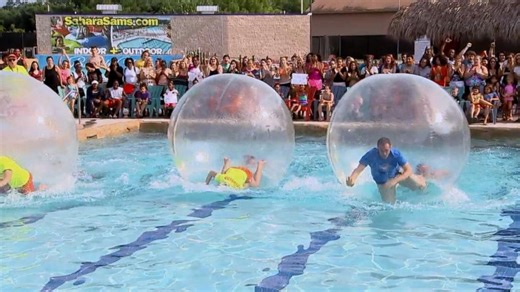 Water Ball Racing Is Wacky, Wild Way to Cool Down