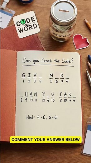 Day 15 of Daily Cryptogram 🧠Can you crack it? 🔍Drop your answer below 👇Codewords: