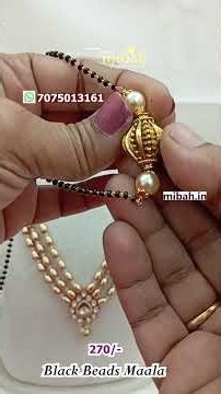 Black Beads Maala