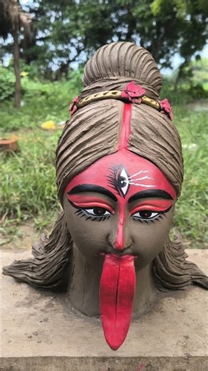 Jay maa kali//mahakali murti making//kali mahakali murti making #shorts #shortsvideo #shortvideos