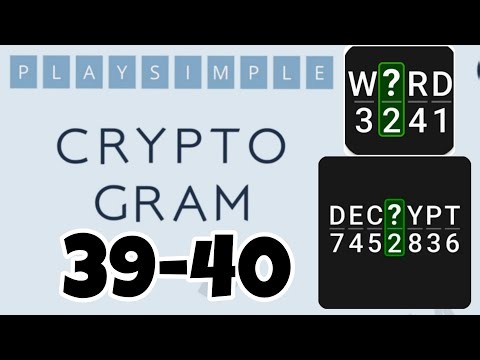 PlaySimple CRYPTOGRAM level 39 40