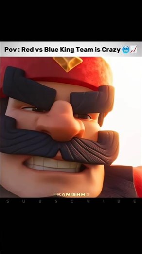 blue king vs red kong 🥶🔥 #clashroyalemoments #clashroyale #highlights