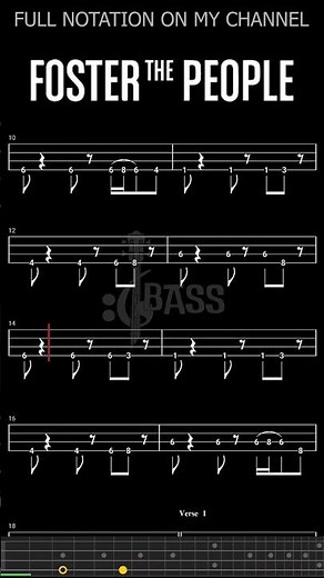 Foster The People 𝄢 Pumped Up Kicks #chamisbass