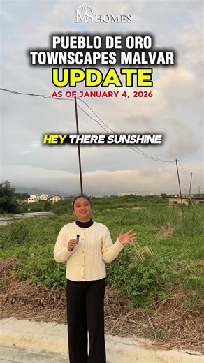 Update at Pueblo De Oro Townscapes Malvar as of January 4, 2026 ✨ Slots are filling fast, secure your unit today. Your future home is waiting at Pueblo De Oro Townscapes Malvar! 💛 📩Message us now! Facebook: MS Homes Instagram: _mshomes TikTok: @ms.home2025 WhatsApp/Viber: 0951 611 9498 Email: mshomes02025@gmail.com #PuebloDeOro #PuebloDeOroMalvar #PuebloMalvar #Pueblo #PuebloDeOroTownscapesMalvar