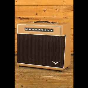 Magnatone Master Collection Super Fifteen Electric Guitar Amplifier Combo - 15W - 1x12" - Camel w/Oxblood