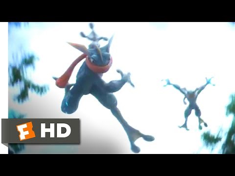 Pokémon Detective Pikachu (2019) - Greninja Attack Scene (4/10) | Movieclips