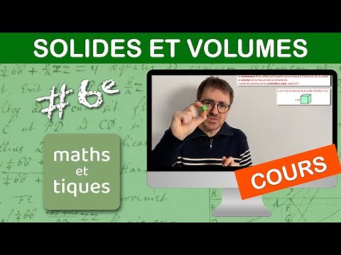 THE COURSE: Solids and volumes - Sixth grade