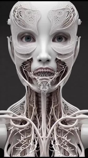 Cyborg. Been dying to upload this one! #stablediffusion #ai #art #generativeart #aesthetic #trippy