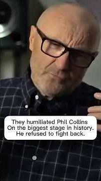 They humiliated Phil Collins on the biggest stage in history.He refused to fight back. #shorts