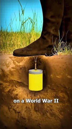 लैंडमाइन कैसे काम करती है? (How Landmines Work 3D Animation) #shorts #ytshorts #knowledge #fact