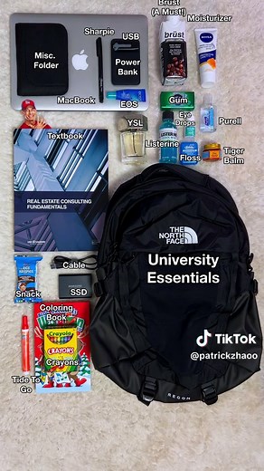 University Essentials in the North Face Recon 30L Backpack