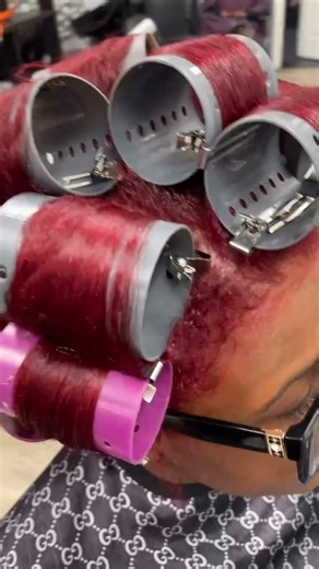 DMV Natural Hair Salon - Hair Colorist on Instagram: "New Hair, New Beginnings ‼️ 😱 #pressplay 😍 This red will definitely turn heads 🌹🥵!!! 😍 So Obsessed with this Ruby Red Hair Color ❤️❤️❤️❤ Multi Tones are definitely in this season💋👠Book and appointment Today. This cutie wanted a pretty color 🥰that would help her stand out in the crowd 💁🏽‍♀️❤️✂️❤️💃 Show her lots of love and encouragement 💕 👇🏾👇🏾👇🏾👇🏾Beautiful Hair Full of Body and Bounce! Available@thehaircompanyusa Tag Friend