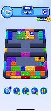 Level 129 - Color Block Jam - Solution Walkthrough