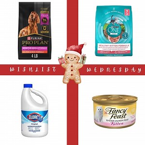 It's Wishlist Wednesday! This week, we could really use Purina Pro Plan Sensitive Skin & Stomach dog food for our dogs who are in need of it, as well as bleach, cat food and kitten food! Check out our Amazon Wishlist to see more! https://a.co/e3wF7O7 | Henry County Ohio Humane Society