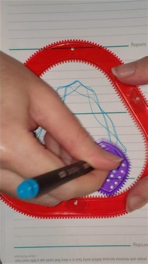 Spirograph Art Blue Pulsing meditation #asmr #spirograph #art