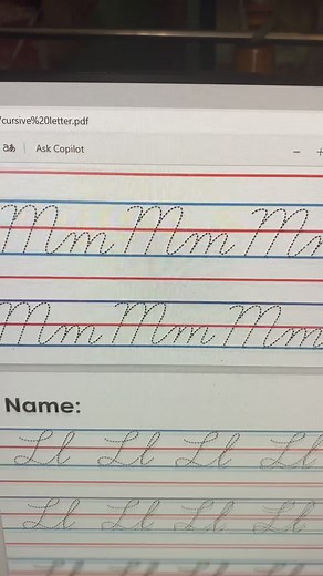 Tracing Cursive Letter Tutorial #loveteacherjes #tutorial #cursivewriting | Love, Teacher Jes