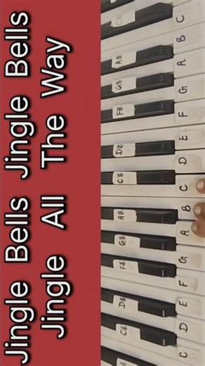 Christmas 🎄- Jingle Bells | Piano Tutorial | #shorts