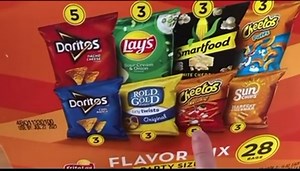 Frito-Lay Snacks Flavor Mix Chips Variety Pack, Doritos, Cheetos, Lay's, SunChips, Rold Gold Pretzels, Smartfood Popcorn, 28 Count(Pack of 1)