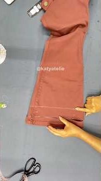 Esse é o segredo pra fazer a BARRA de qualquer CALÇA!