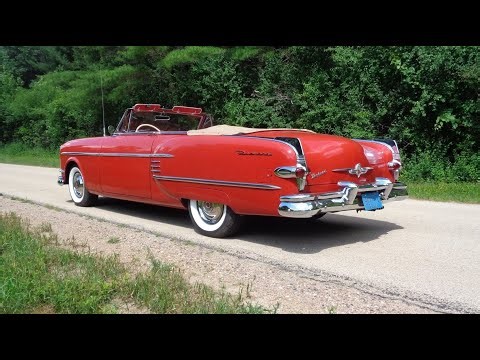 1954 Packard Convertible with 359 CI Straight Eight in Red & Ride on My Car Story with Lou Costabile