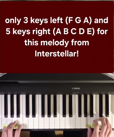 Cornfield Chase (Interstellar) - Hans Zimmer - piano tutorial