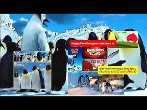 Happy Feet Penguins reactions to Angry Birds Toons: Fix It with Terence moving to spots!
