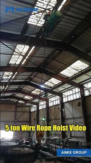 5 ton Wire Rope Hoist Video