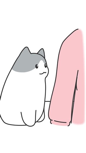 Adorable Cat Animation: A Heartwarming Hug Cartoon