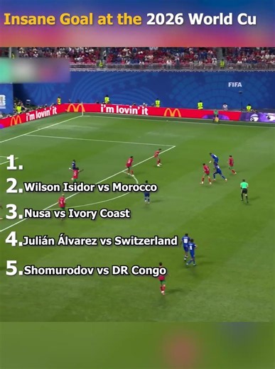 Insane Goal at the 2026 World Cup