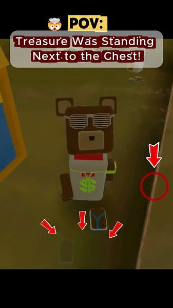 🤯 POV: The Treasure Was Standing Next to the Chest! #barry #superbearadventurehighlights#gaming#sba