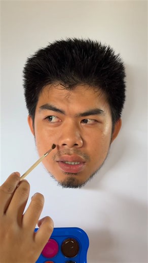 Boss Janong | How to paint realistic face🎨🖌️🤣 | Instagram