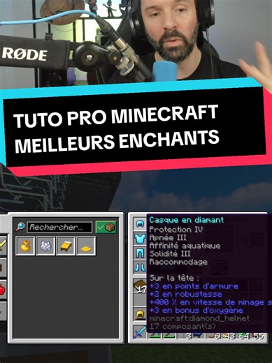 Meilleurs enchantements Minecraft à connaître