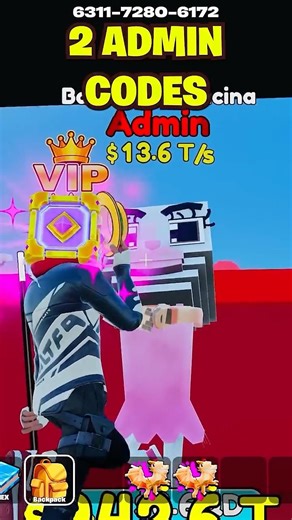 Here are 2 ADMIN SECRET CODES in Be a Lucky Block