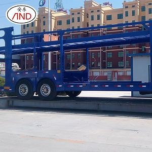 [Hot Item] Cage Car Car Carrier Semi Trailer Car Transporter Made in China