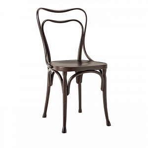 Loos Café Museum Chair with Solid Seat by Adolf Loos