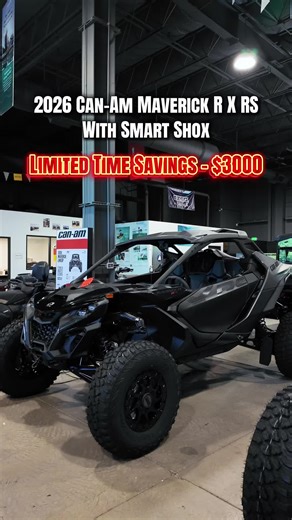 2026 Can-Am Maverick R X RS w/ Smart Shox - $3000 Off!