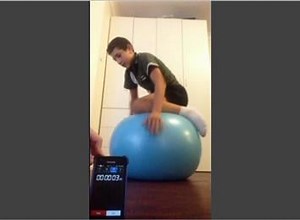 Longest Time Kneeling On An Exercise Ball